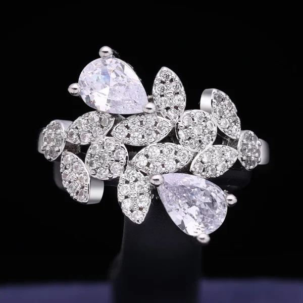 Famous Tassel Necklace Earrings Set Cubic Zircon Jewelry Set Dubai Bridal Jewelry Sets Wedding Party Gift Brides Accessories - Image 7
