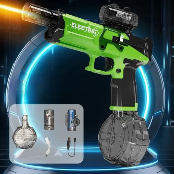 Children High Pressure Electric Water Gun Toys Summer Outdoor Beach Pool Garden Fight Games Kids Automatic Bursts Watergun Gifts - Image 7